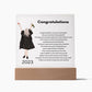 Congrats on your graduation - Square Acrylic Plaque